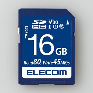 エレコム MF-FS016GU13V3R データ復旧SDHCカード(UHS-I U3 V30) 16GB