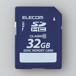 エレコム　MF-FSD032GC10R　データ復旧SDHCカード　32GB