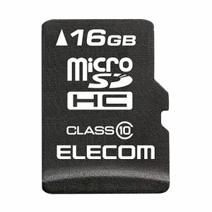 エレコム　MF-MSD016GC10R　データ復旧microSDHCカード　16GB