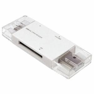 ナカバヤシ CRW-DCSD70W USB2.0 TYPE-Cカードリーダー・ライター ホワイト