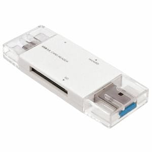 ナカバヤシ CRW-DC3SD71W USB3.0 TYPE-Cカードリーダー・ライター ホワイト
