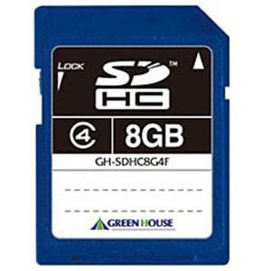 グリーンハウス　GH-SDHC8G4F(SDHCカード　8GB　Class4)