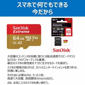 サンディスク エクストリーム microSDXC UHS-I 64GB SDSQXAF-064G 