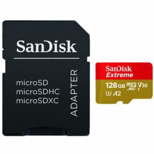 サンディスク　エクストリーム　microSDXC　UHS-I　128GB　SDSQXA0-128G-JN3MD