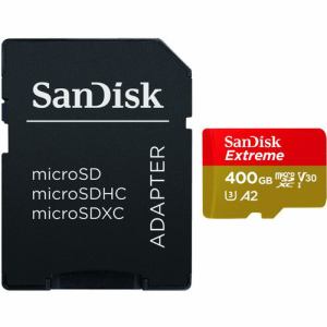 サンディスク　エクストリーム　microSDXC　UHS-I　400GB　SDSQXA0-400G-JN3MD　高速読込メモリSDカード