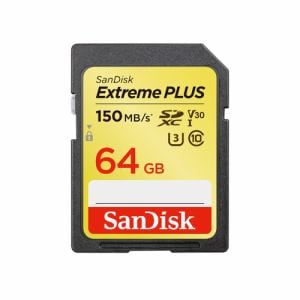 サンディスク　エクストリーム　プラス　SDXC　UHS-I　64GB　SDSDXW6-064G-JNJIP　高速に動く被写体の撮影や連写撮影に最適！
