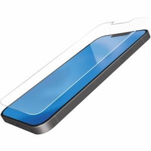 エレコム PM-A21AFLGGBL iPhone 13 mini ガラスフィルム 0.33mm ブルーライトカット