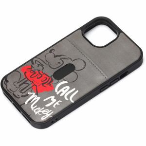 PGA PG-DPT21J05MKY iPhone 13 mini用 タフポケットケース Premium Style ミッキーマウス