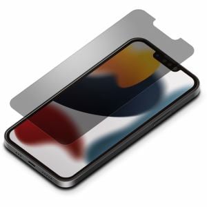 PGA PG-21KGLK03MB iPhone 13 13 Pro用 抗菌 抗ウイルス液晶保護ガラス Premium Style  覗き見防止