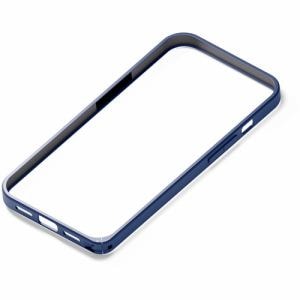 PGA PG-21NBP04NV iPhone 13 Pro用 アルミバンパー Premium Style ネイビー