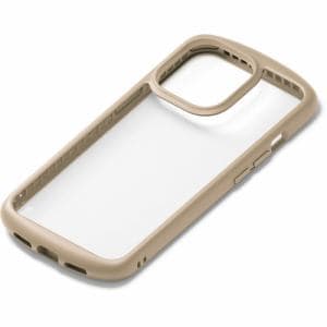 PGA PG-21PGT02BE iPhone 13 Pro Max用 ガラスタフケース ラウンドタイプ Premium Style ベージュ