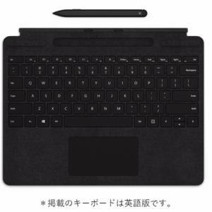 マイクロソフト 25O-00085 Surface Pro スリムペン付き Signature キーボード ブラック 英字配列