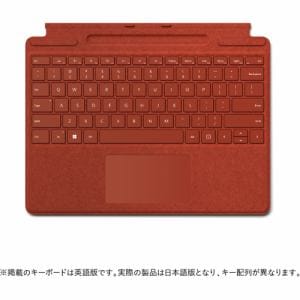 マイクロソフト 8XA-00039 Surface Pro Signature キーボード ポピーレッド