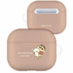 グルマンディーズ　BCYS-30A　クレヨンしんちゃん　AirPods(第3世代)対応　ソフトケース　しんちゃん&シロ