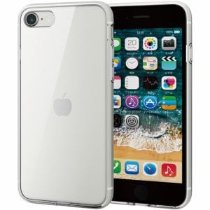 エレコム PM-A22SHVCG1CR iPhone SE 第3世代 SE 第2世代 8／7 ハイブリッドケース ガラス クリア