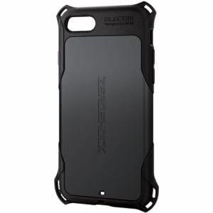 エレコム　PM-A22SZEROBK　iPhone　SE　第3世代　SE　第2世代　8／7　ハイブリッドケース　ZEROSHOCK　ブラック