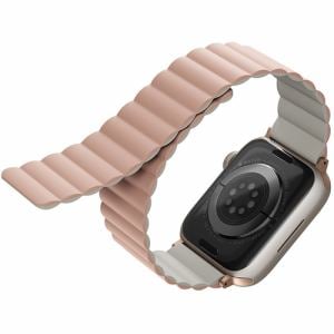 KENZAN　UNIQ-41MM-REVPNKBEG　Apple　Watch　38／40／41MM用マグネットバンド　REVIX　BLUSH　PINK／BEIGE　UNIQ41MMREVPNKBEG
