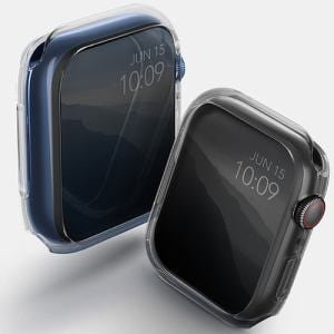 KENZAN UNIQ-45MM-GLSDUALPK Apple Watch 45MM CASE DUAL PACK GLASE CLEAR ／ SMOKE UNIQ45MMGLSDUALPK