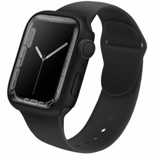 KENZAN　UNIQ-41MM-LEGNBLK　Apple　Watch　41MM　CASE　with　9H　TEMPERED　GLASS　Screen　Protection　LEGION　MIDNIGHT　BLACK　UNIQ41MMLEGNBLK