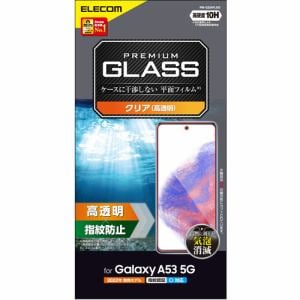 エレコム PM-G224FLGG Galaxy A53 5G(SC-53C／SCG15)／ガラスフィルム／高透明 PMG224FLGG