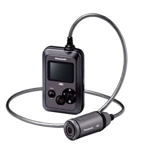 パナソニック　HX-A500-H　マイクロSD対応　3.0m防水・防塵対応4Kウェアラブルカメラ　(グレー)