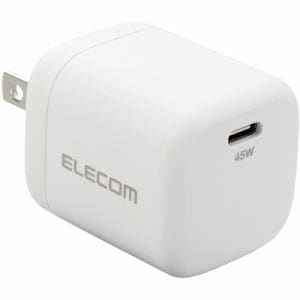 エレコム MPA-ACCP29WH USB Type-C 充電器 PD 対応 45W タイプC ×1 ホワイト