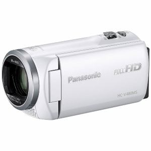 パナソニック HC-V480MS-W デジタルハイビジョンビデオカメラ ホワイト ビデオカメラ HCV480MS-W