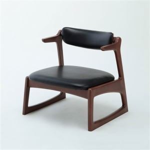 大塚家具 中座椅子「キャスパー2 300B-BK」 PVC ブラック