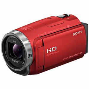 ソニー HDR-CX680-R デジタルHDビデオカメラレコーダー レッド ビデオカメラ