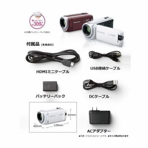 パナソニック HC-W590MS-W デジタルハイビジョンビデオカメラ