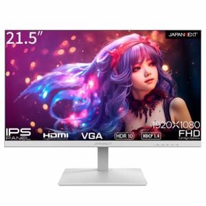 JAPANNEXT JN-IPS215FHDR-W 21.5インチIPSパネル搭載 フルHD液晶モニター