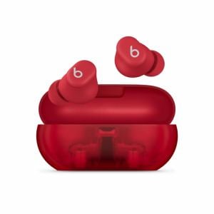 Beats　(Apple)　MUW03PA/A　Beats　Solo　Buds　ワイヤレスイヤフォン　トランスペアレントレッド
