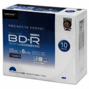 磁気研究所 HDVBR25RP10SC BD-R 1回録画用 6倍速 10Pスリムケース