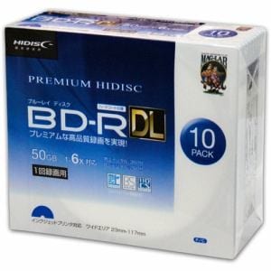 磁気研究所 HDVBR50RP10SC BD-R DL 1回録画用 6倍速 10P スリムケース