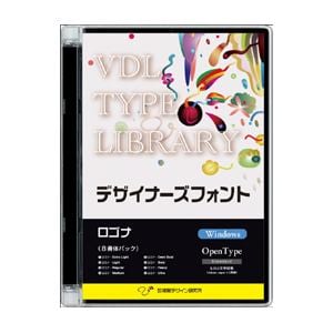 視覚デザイン研究所 VDLTYPELIBRARY デザイナーズフォント Windows Open Type ロゴナ 32510