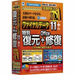 AOSデータ ファイナルデータ11plus 復元+Office修復 FD10-2 万が一に備えたデータ復元ソフト