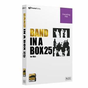 【クリックでお店のこの商品のページへ】フロンティアファクトリー Band-in-a-Box 25 for Mac EverythingPAK
