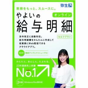 弥生 やよいの給与明細 オンライン[法令改正対応]