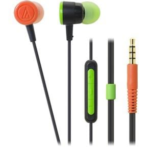 オーディオテクニカ ATH-CKL220i-BCZ iPod／iPhone／iPad専用インナーイヤーヘッドホン 「dip neon color」 (ブラッククレイジー)