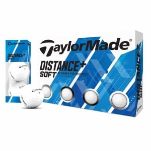 テーラーメイド(TaylorMade)  ディスタンスプラス ソフト ゴルフボール 1ダース(12球入)  12球入