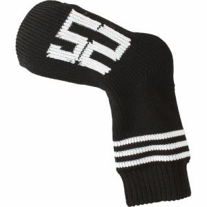 メガゴルフ　ソックス　ニットウェッジカバー　アイアンカバー　Socks　Knit　Iron　Cover　52°用　ブラック(ライン)