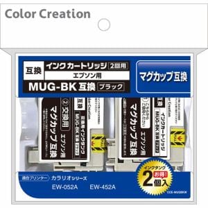 Color Creation CCE-MUGBKW EPSON MUG-BK互換 インクカートリッジと交換用インクタンクセット ブラック