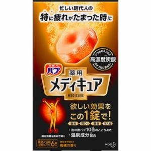 花王(Kao) バブ 薬用 メディキュア 柑橘の香り (70g×6錠) 【医薬部外品】