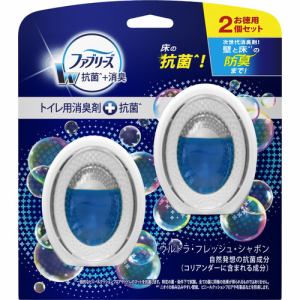 P&Gジャパン ファブリーズW消臭 トイレ用消臭剤+抗菌 ウルトラ・フレッシュ・シャボン 6ML 2個パック
