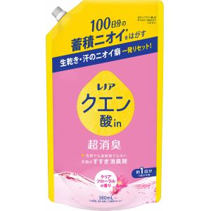 P＆Gジャパン レノアクエン酸in超消臭 クリアフローラルの香り つめかえ用 380ML