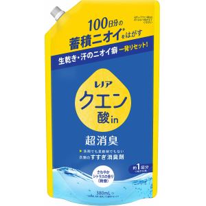 P＆Gジャパン レノアクエン酸in超消臭 さわやかシトラスの香り 微香 つめかえ用 380ML