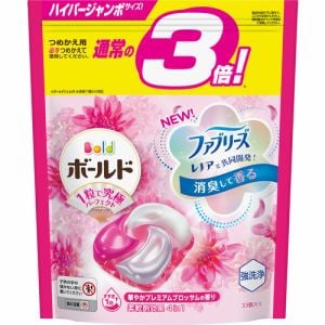 P&Gジャパン ボールドジェルボール４Ｄ 華やかプレミアムブロッサムの香り つめかえ用 ハイパージャンボサイズ ３３個