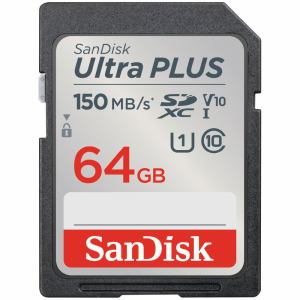 SanDisk SDSDUWC-064G-JN3IN サンディスクウルトラプラス SDXC UHS-Iカード 64GB SanDisk Ultra PLUS 64GB