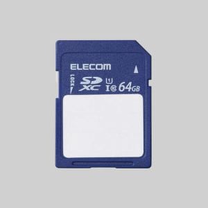 エレコム　MF-FS064GU11C　文字が書ける　SDXC　メモリカード　MFFS064GU11C