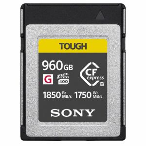 ソニー CEB-G960T Cfexpress TypeBメモリーカード TOUGH Gシリーズ 大容量データの書き込みに最適 960GB